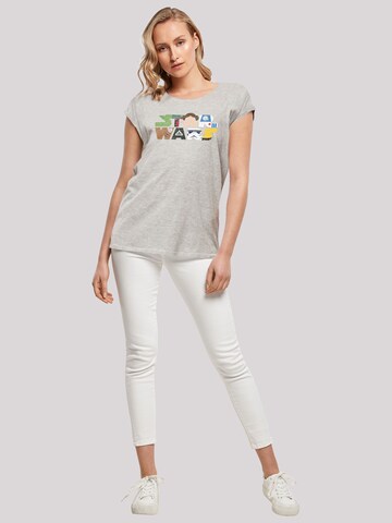 F4NT4STIC Shirt 'Star Wars Character' in Grey