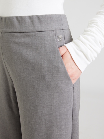 MAC Wide leg Trousers 'CHIARA' in Grey