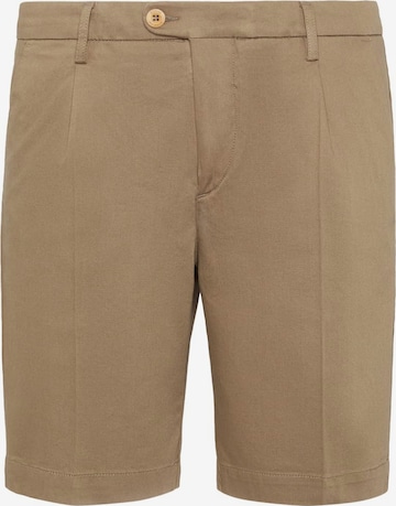 Regular Pantalon à pince Boggi Milano en beige : devant