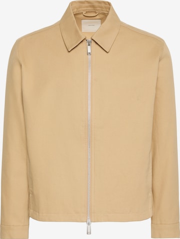 Veste mi-saison Calvin Klein en beige : devant