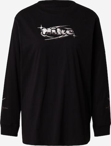 Nike Sportswear Shirt 'DANCE' in Zwart: voorkant