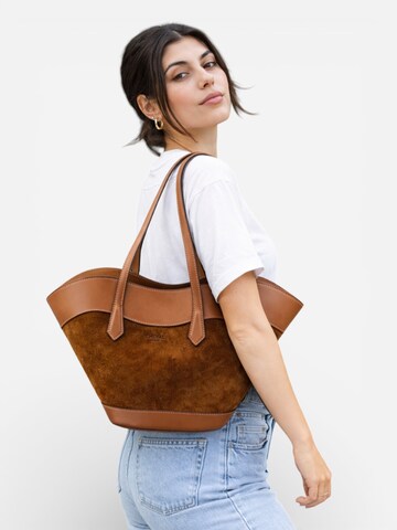 Sac bandoulière 'Miranda F/W' Cheval Firenze en beige : devant