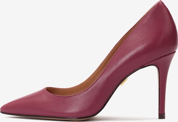 Kazar Pumps in Rood: voorkant