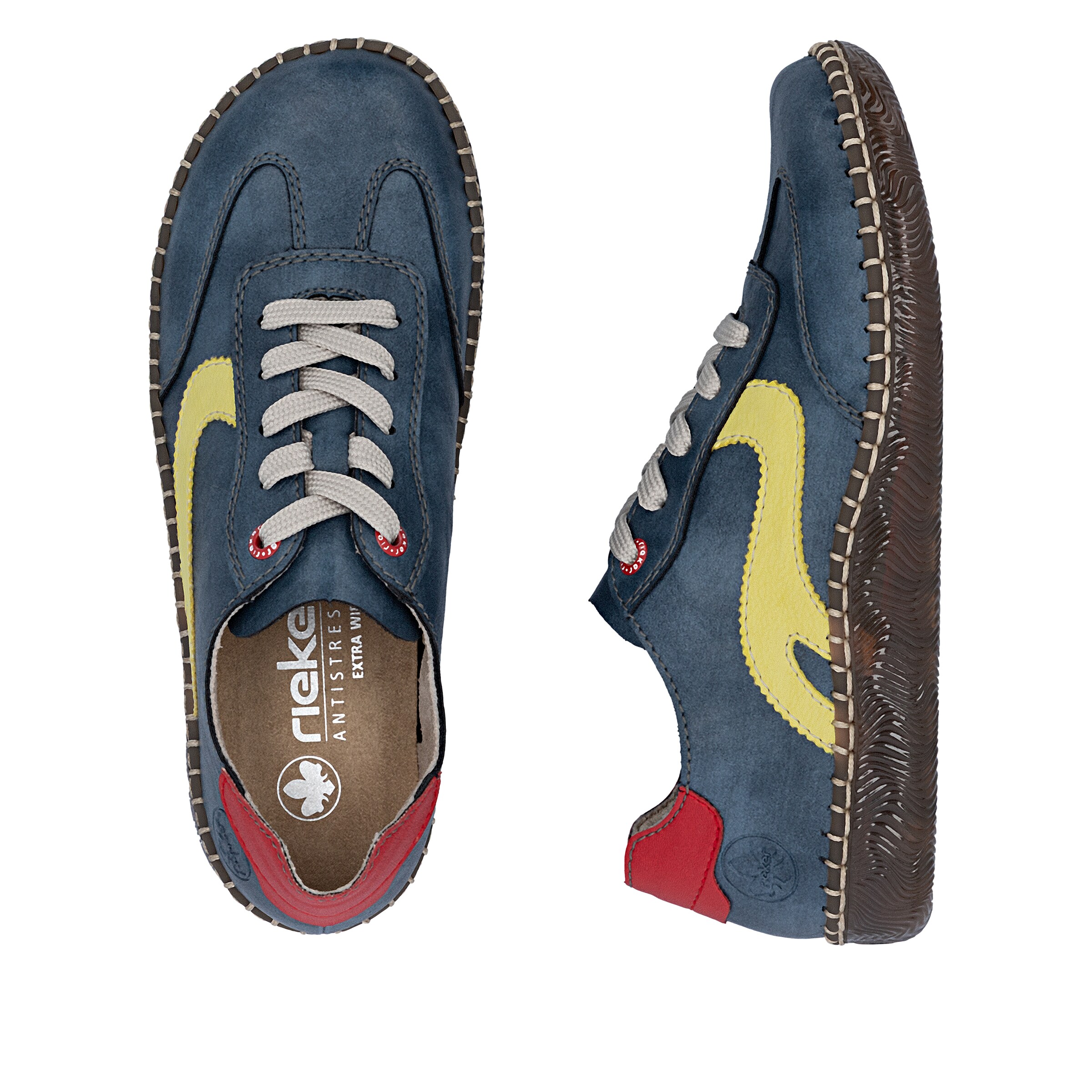 Chaussure à lacets 'N2400' Rieker en bleu