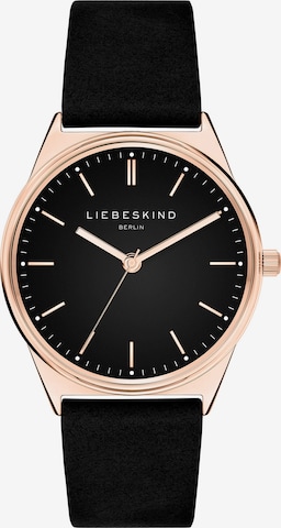 Liebeskind Berlin Zegarek analogowy w kolorze czarny: przód