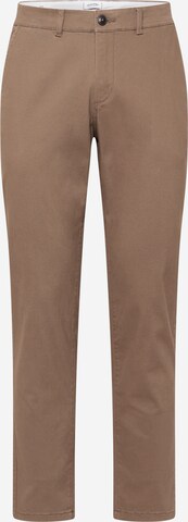 Pantalon chino 'MARCO DAVE' JACK & JONES en marron : devant