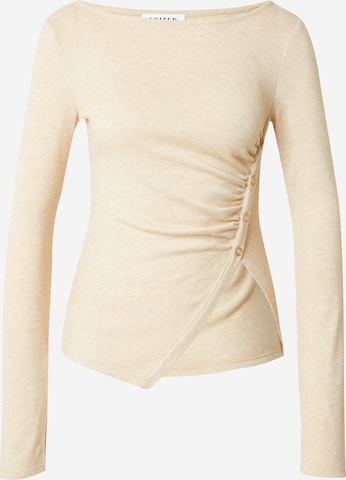 EDITED Pullover 'Yesenia' i beige: forside