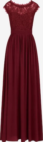 Robe de soirée Kraimod en rouge : devant