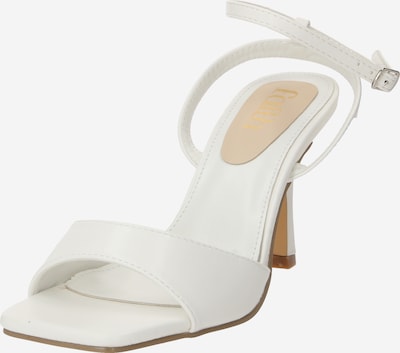 Dorothy Perkins Sandálias com tiras 'Faith: Ella' em branco, Vista do produto