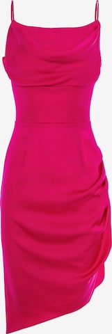 Abito 'Midi Slip Dress With Side Gathering' di AVENUE N°29 in rosa: frontale