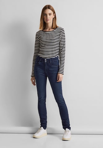 STREET ONE Skinny Jeans in Blau