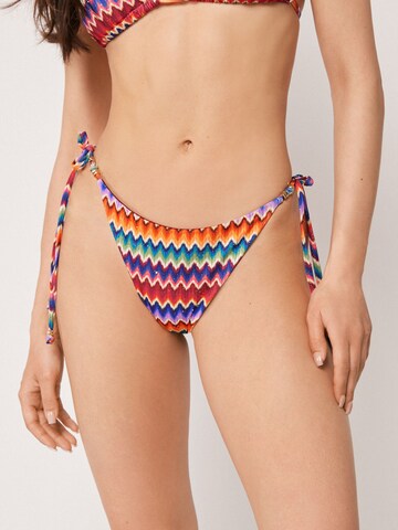 CALZEDONIA Bikini Bottoms 'Vibrant Chevron' in Mixed colors: front