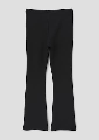 Flared Leggings di s.Oliver in nero