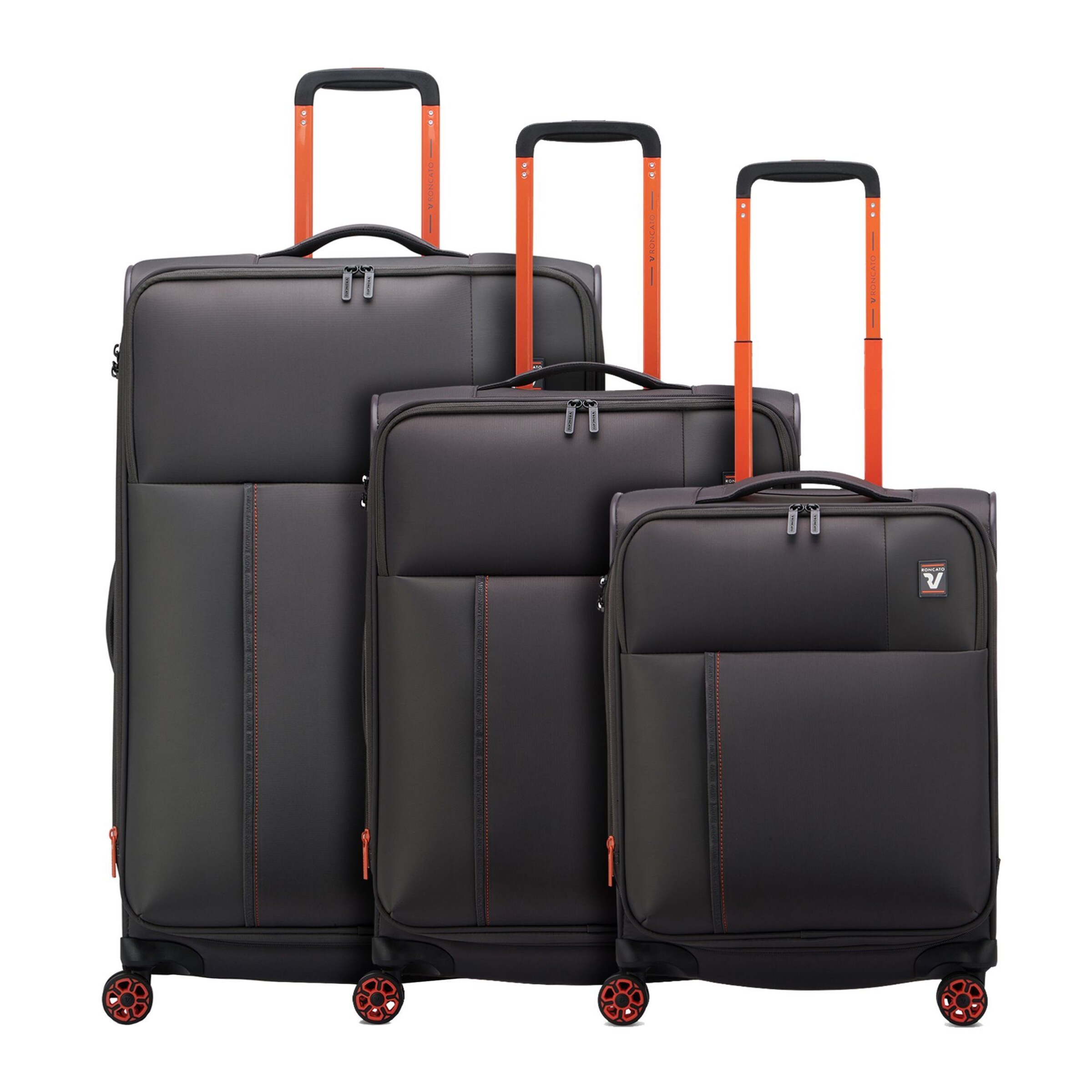 Roncato Suitcase Set 'Move' in Grey: front