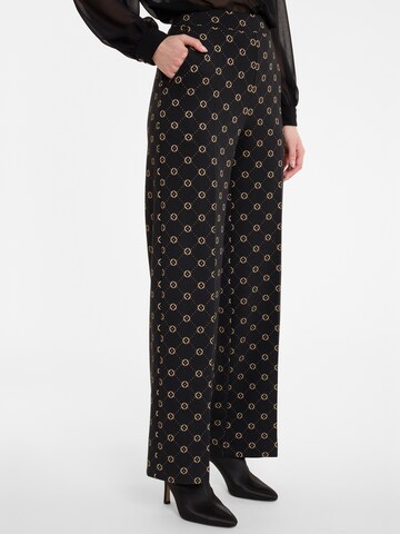 Ana Alcazar Regular Trousers 'Arola' in Black