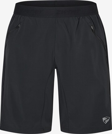 ZIENER Workout Pants 'NALTE' in Black: front