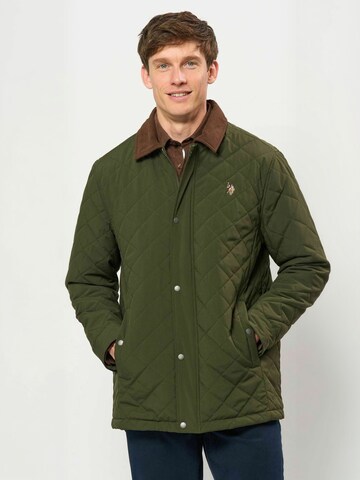 U.S. POLO ASSN. Jackets ' UMDitlev ' in Grün: Vorderseite