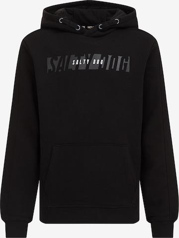 WE Fashion Sweatshirt in Zwart: voorkant