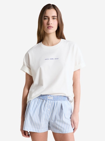 ETAM Pyjamashorts 'Atlas' in Weiß