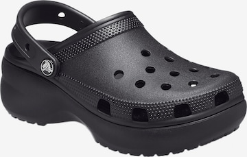 Sabots 'Sandalen zum Reinschlüpfen Classic Platform Clog' Crocs en noir : devant
