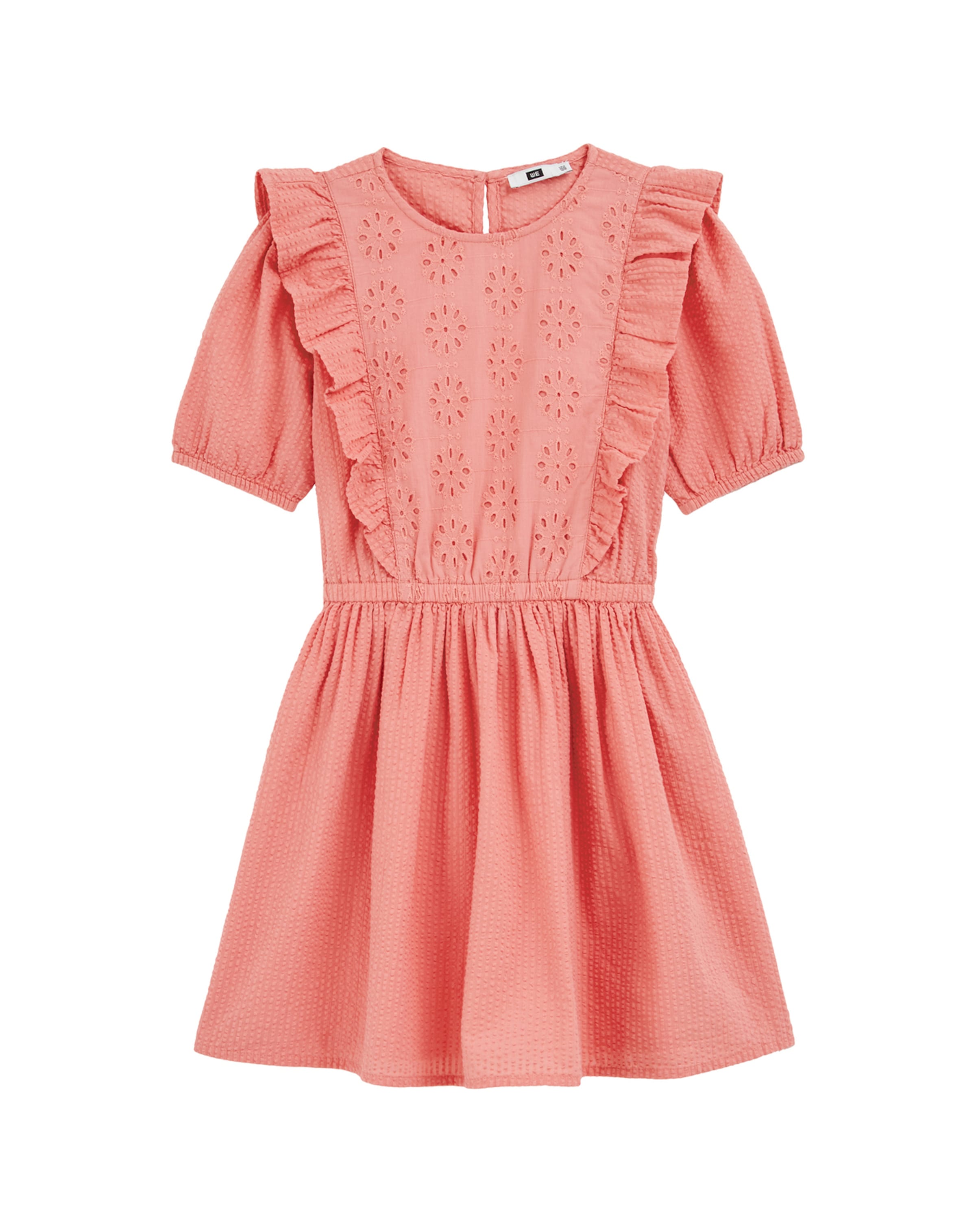 Rochie de la WE Fashion pe portocaliu: față