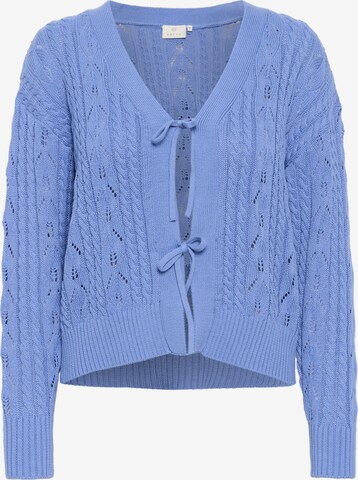 Kaffe Knit Cardigan 'Maria' in Blue: front