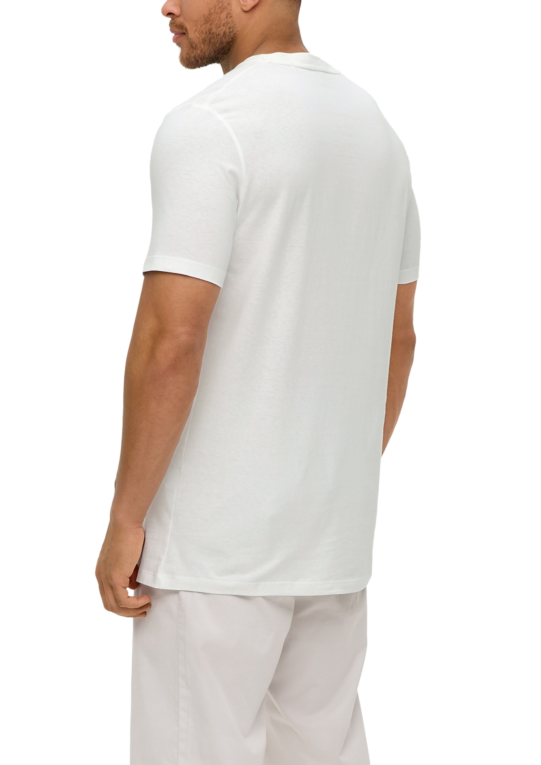 T-Shirt s.Oliver Red Label Big & Tall en blanc