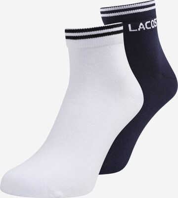 Chaussettes LACOSTE en bleu : devant