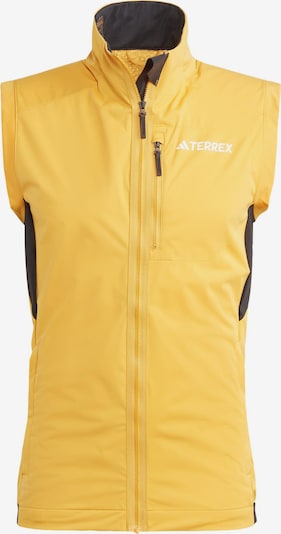 ADIDAS TERREX Sportbodywarmer 'Xperior' in de kleur Geel / Zwart / Wit, Productweergave