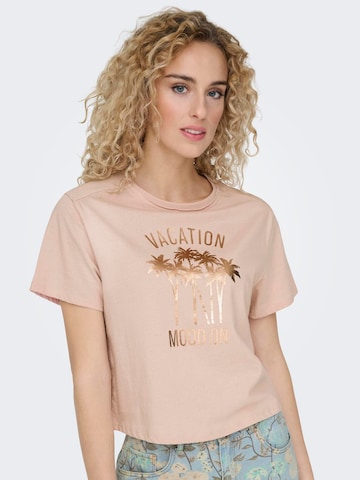T-shirt 'PALMA' ONLY en rose