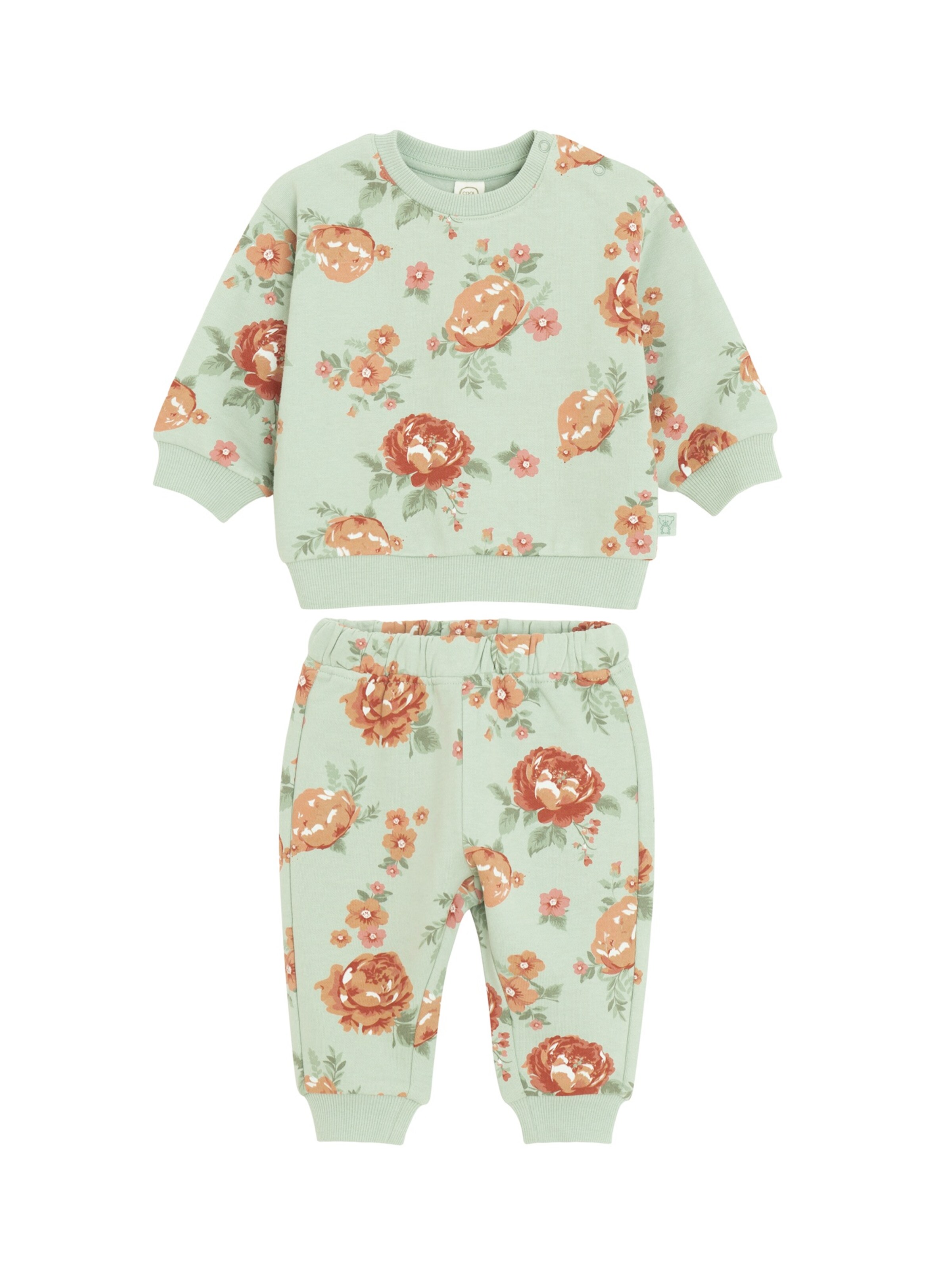 Cool Club Strój do biegania w kolorze zielony: przód