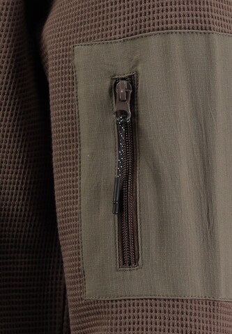 Bluză de molton 'Attack' de la Key Largo pe maro