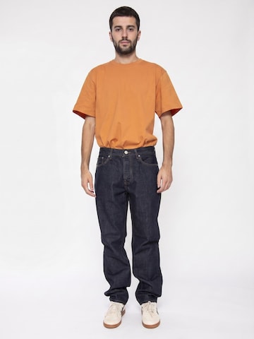 Baggy Jeans 'Edge Straight Rinse 4942 Tai Denim Noos Dark Blue Denim' di Only & Sons in blu