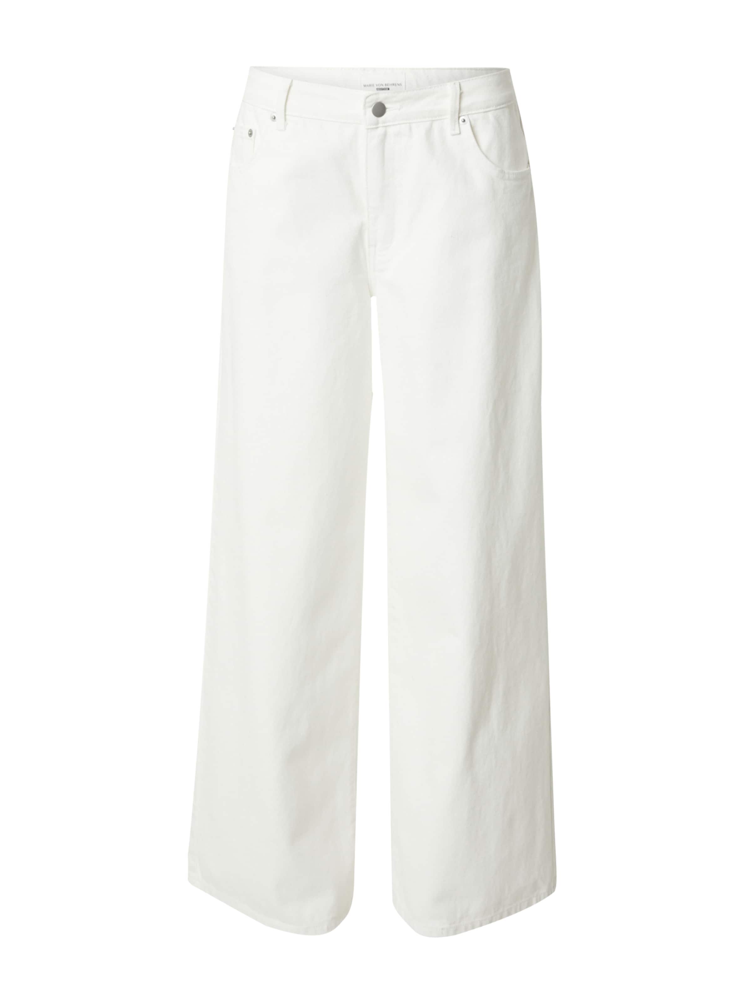 ABOUT YOU x Marie von Behrens Szabványos Farmer 'Tilda' - fehér: elől