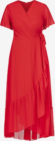 Karko Evening Dress in Red: front