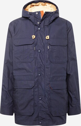 Superdry Between-Seasons Parka 'Mountain' in Blue: front