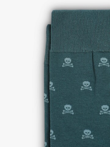 Scalpers Socks 'Skull' in Green