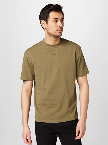 HUGO - Camisa 'Dapolino' em verde: frente