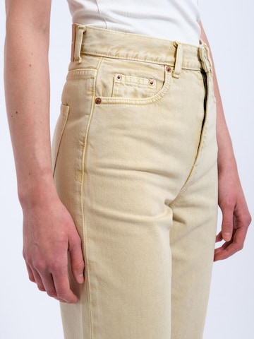 Dr. Denim Regular Jeans 'Echo High Straight' in Geel