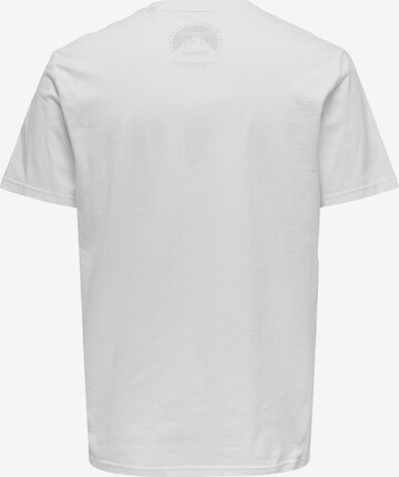 Only & Sons Koszulka 'PARAMOUNT' w kolorze biały