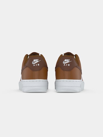 Nike Sportswear Nizke superge 'Air Force 1 '07' | rjava barva