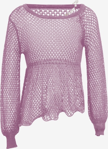 caissa Sweater in Purple: front