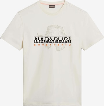 NAPAPIJRI Shirt 'Eisberg' in White: front