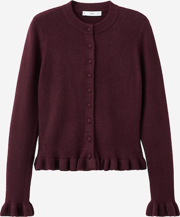 MANGOKardigan 'FLEUR' - crvena boja: prednji dio