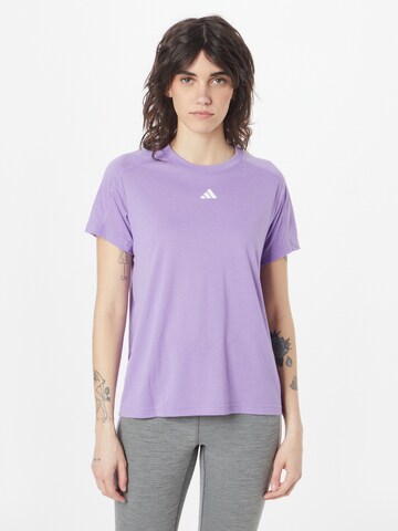 ADIDAS PERFORMANCE Performance Shirt 'Train Essentials' in Purple: front