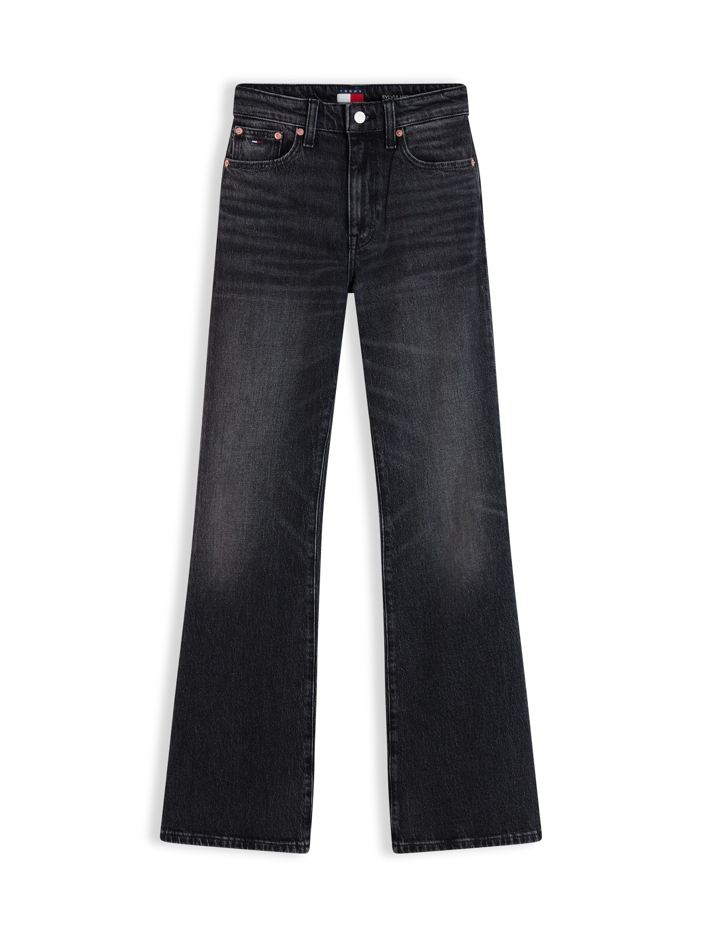 Tommy Jeans Bootcut Džínsy 'SYLVIA' - Modrá: predná strana