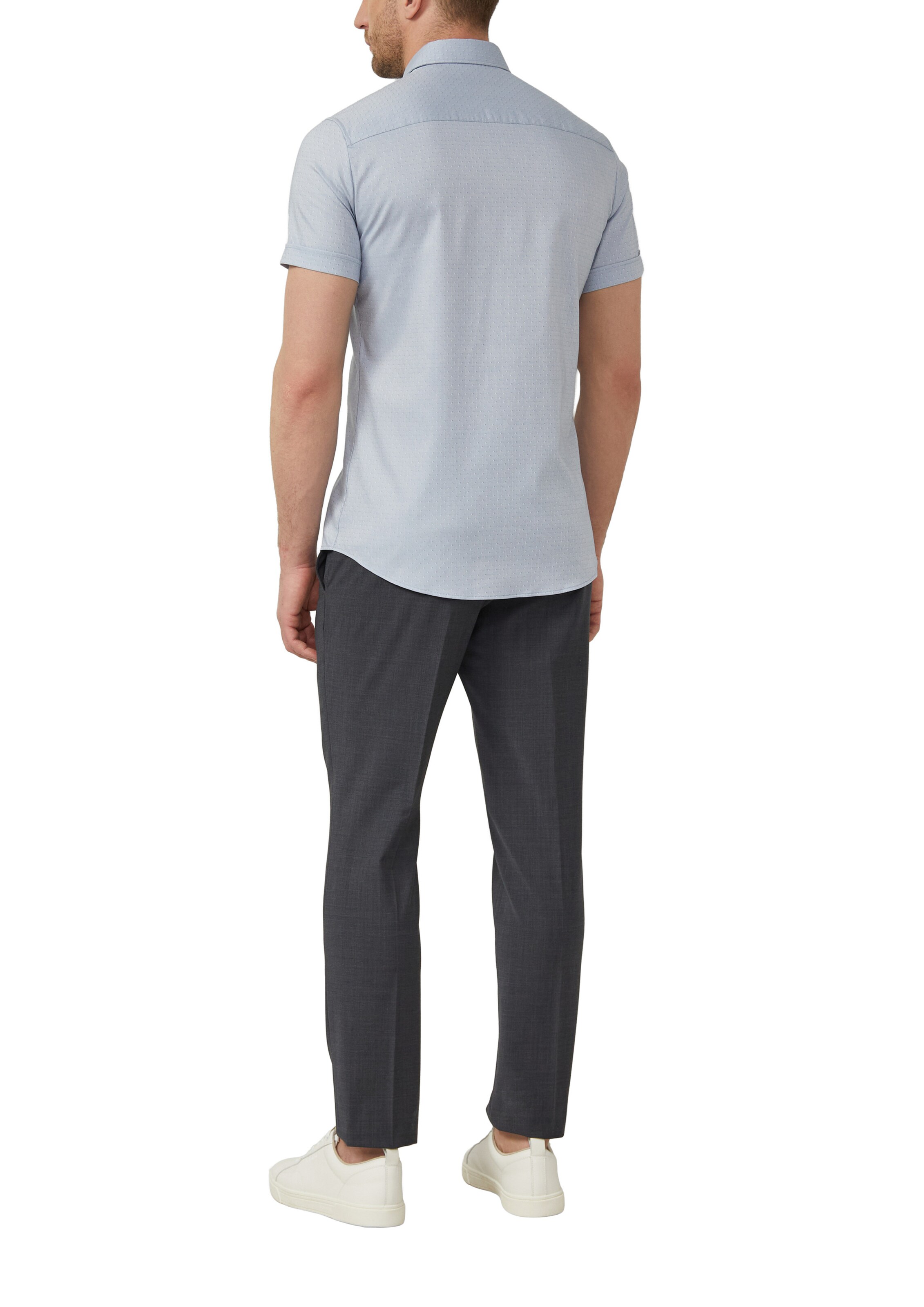 s.Oliver BLACK LABEL Regular fit Overhemd in Blauw