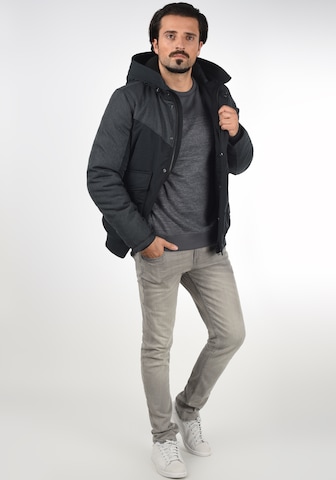 !Solid Winter Jacket in Black