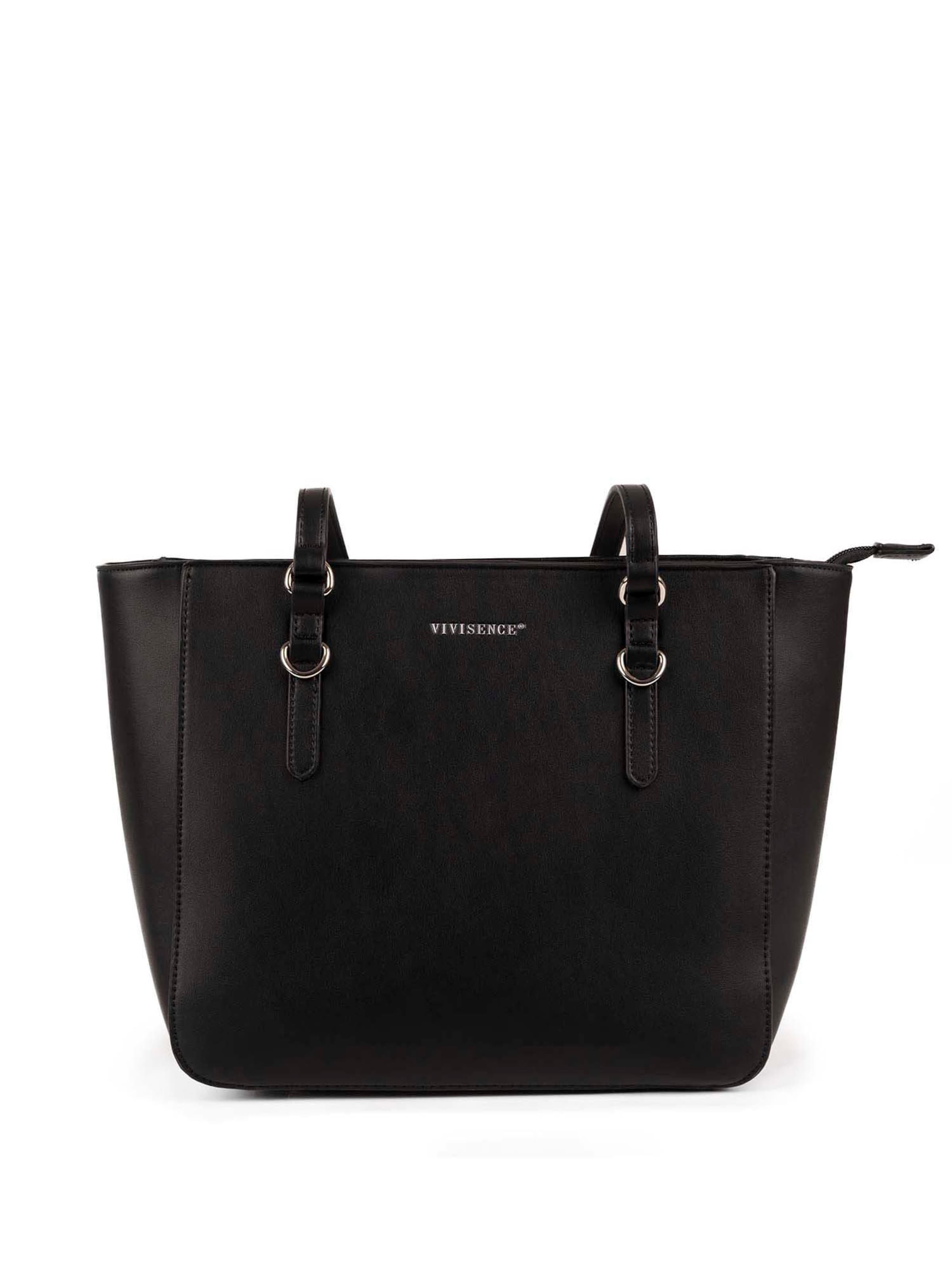 Vivisence Schultertasche 'T0017'‌‌ in Schwarz: Vorderseite