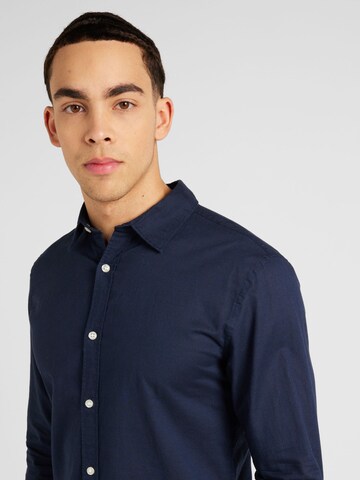 Slim fit Camicia di JACK & JONES in blu